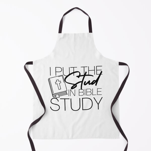 Item preview, I Put The Stud in Bible Study Cursive Black Design designed and sold by SweetAndSpice.