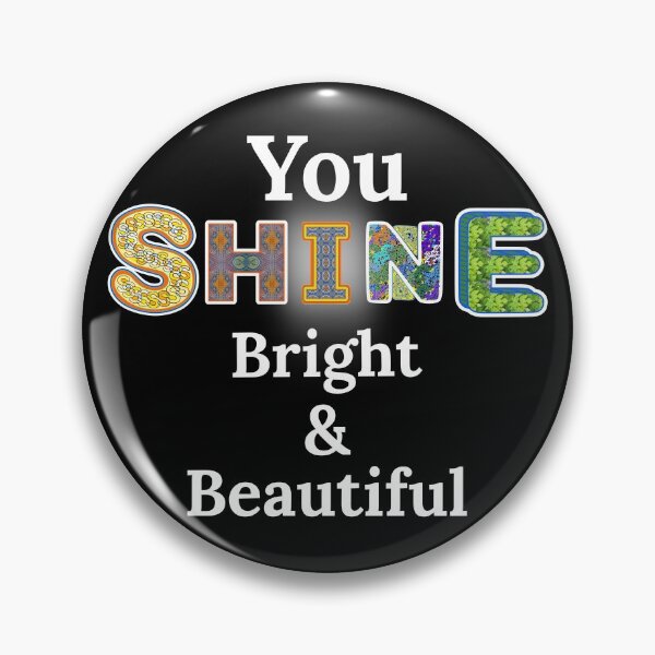 Item preview, You Shine Bright And Beautiful designed and sold by artfulnotebook.