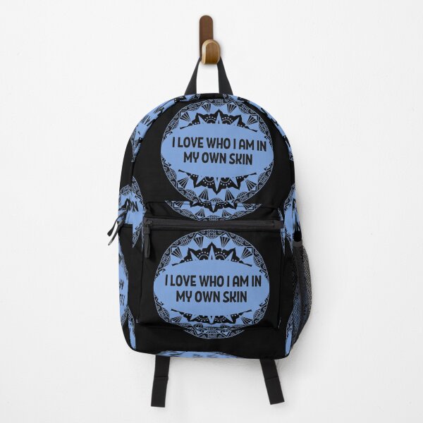 Item preview, I love who I am in my own skin Mandala positive affirmations designed and sold by dreamofdenim.