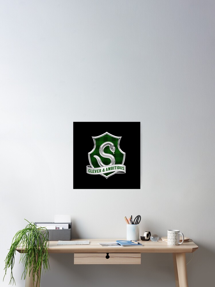 Clever And Ambitious Snake Shield Poster For Sale By Hankmccoy Redbubble