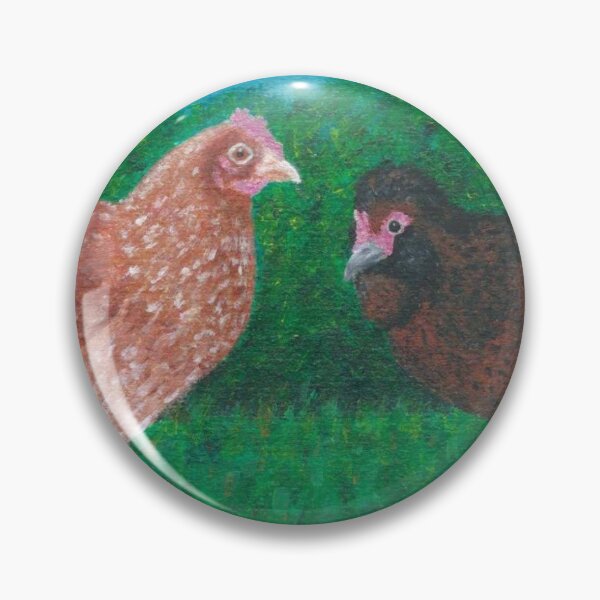 Item preview, Chicken Friends! Hand-Painted Portrait designed and sold by ArtAFT.