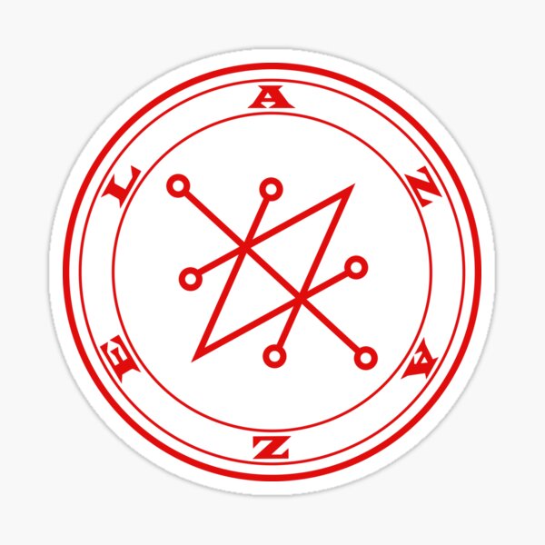 Item preview, Azazel demon red Sigil occult Magick Seal designed and sold by InfernalDesignZ.