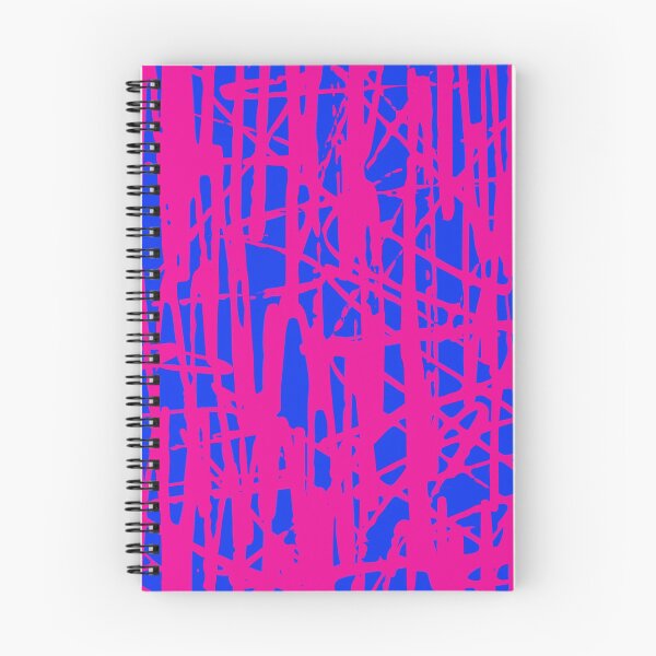 Item preview, Scribble Pattern Design Cobalt Blue Hot Pink designed and sold by Cultradesign.