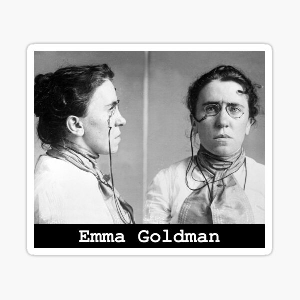 Vista previa del artículo con la obra «Emma Goldman», diseñado y vendido por Good-Looking Corpse.