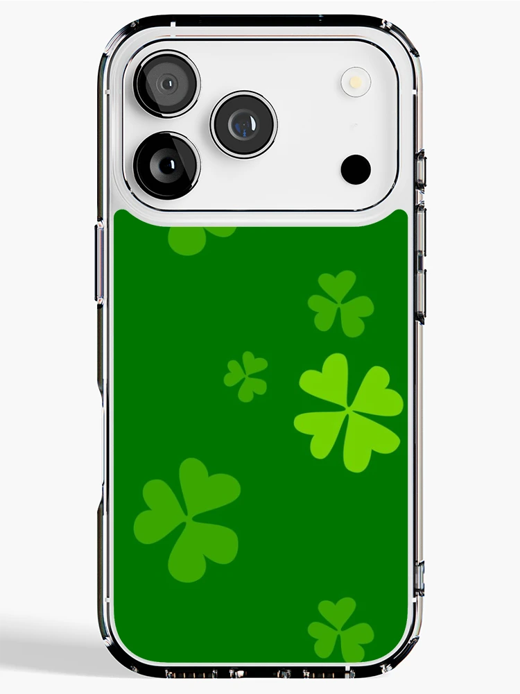 Thumbnail 1 of 5, iPhone Case, Shamrocks designed and sold by PatternDivision.