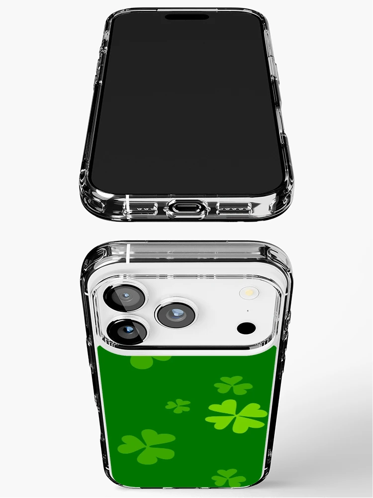Thumbnail 3 of 5, iPhone Case, Shamrocks designed and sold by PatternDivision.