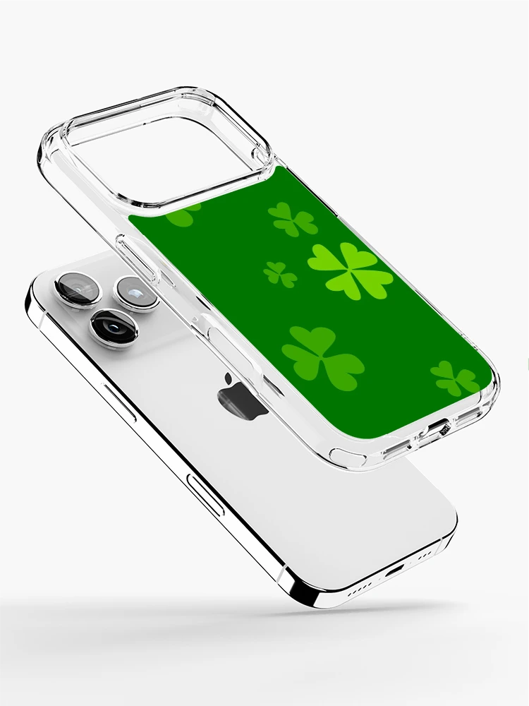 Thumbnail 2 of 5, iPhone Case, Shamrocks designed and sold by PatternDivision.
