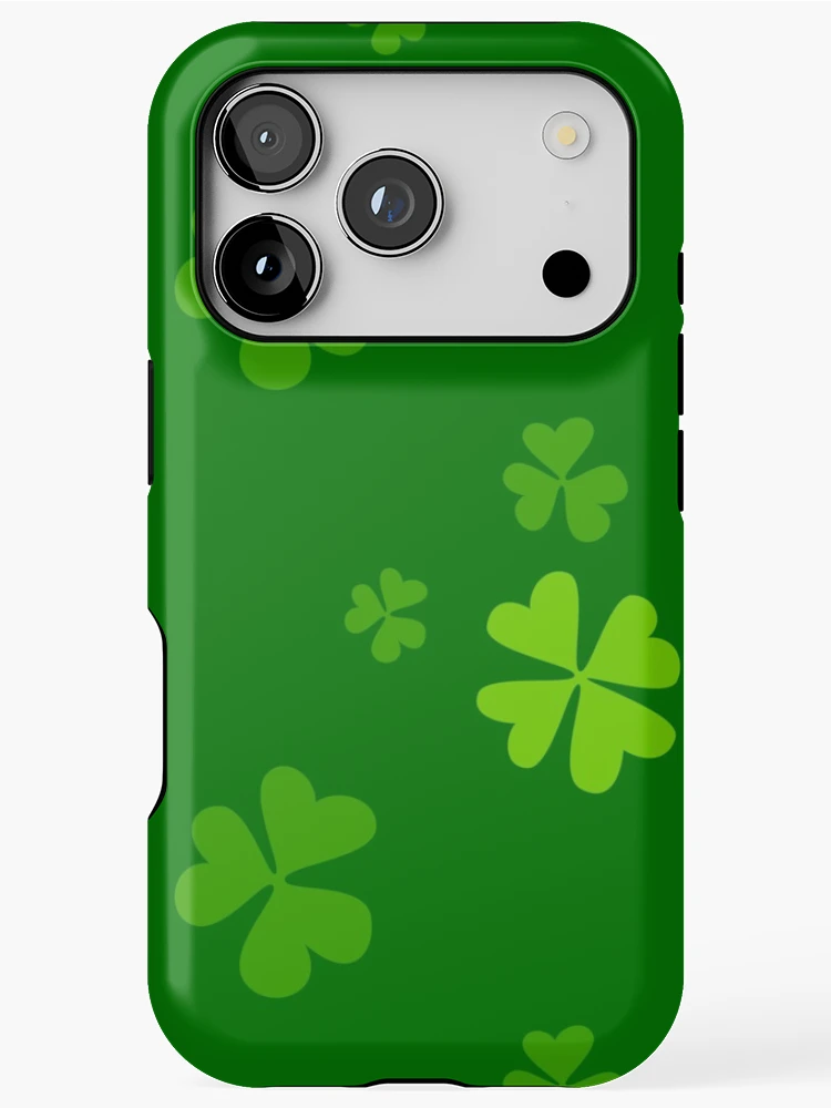 Thumbnail 1 of 4, iPhone Case, Shamrocks designed and sold by PatternDivision.