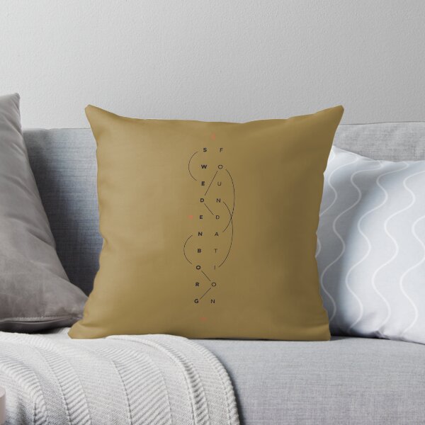 Swedenborg Foundation "FOIL Design" Throw Pillow