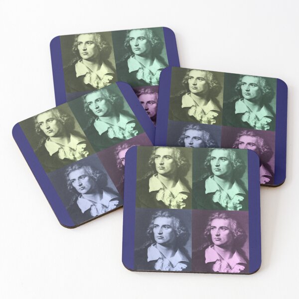 Item preview, Friedrich Schiller in muted Pop Art style designed and sold by Pelikancrazy.
