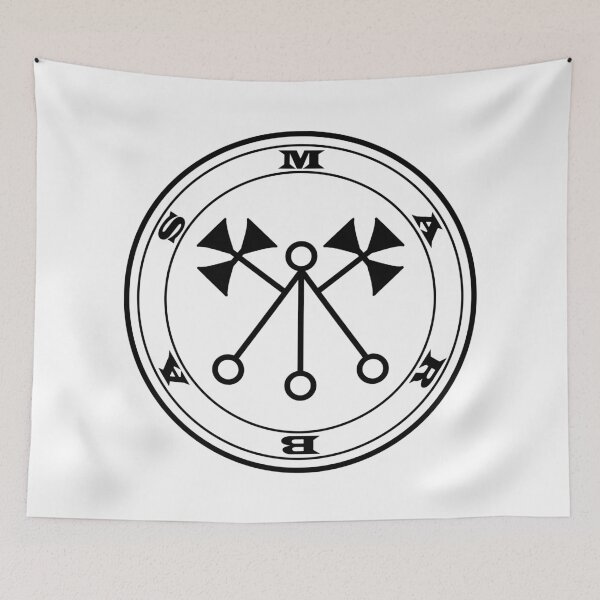 Item preview, President Marbas demon black Sigil occult Magick Seal designed and sold by InfernalDesignZ.
