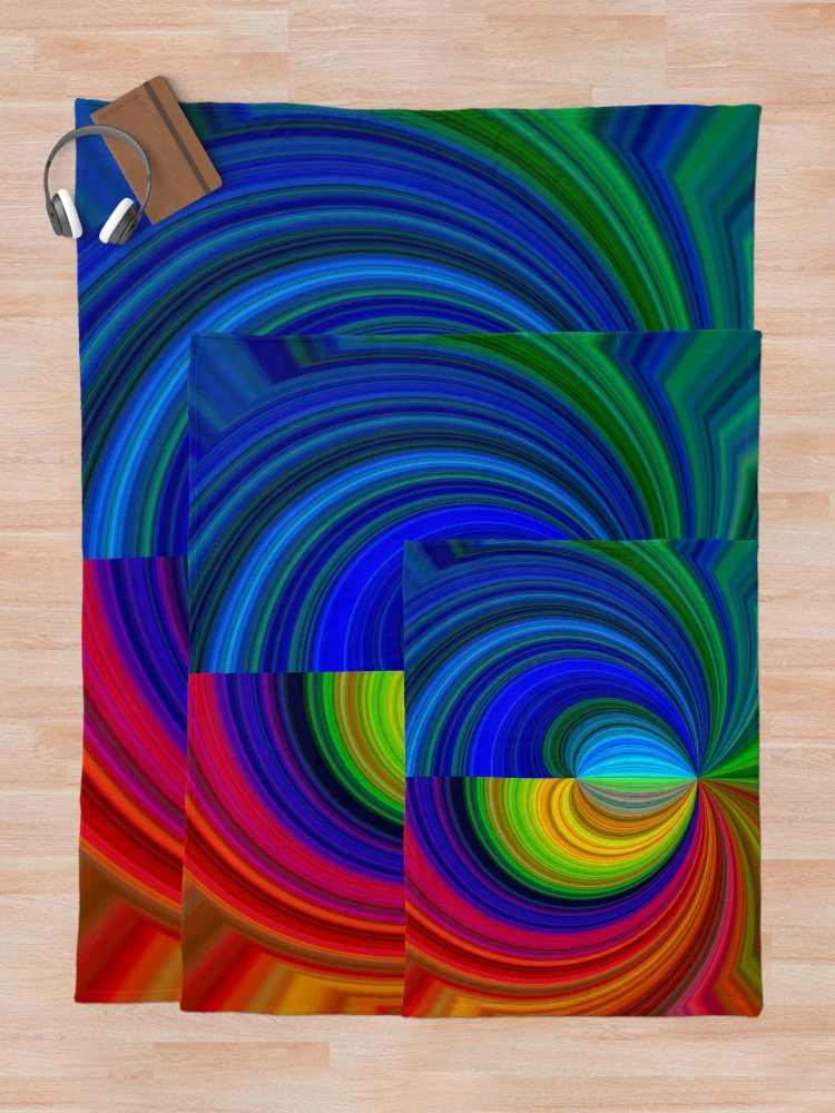Thumbnail 5 of 6, Throw Blanket, Rainbow Array 76 designed and sold by rainbowarray.
