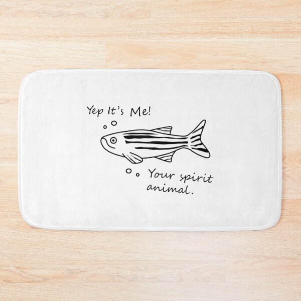 Item preview, Zebrafish - Spirit animal BW designed and sold by olivergraham.