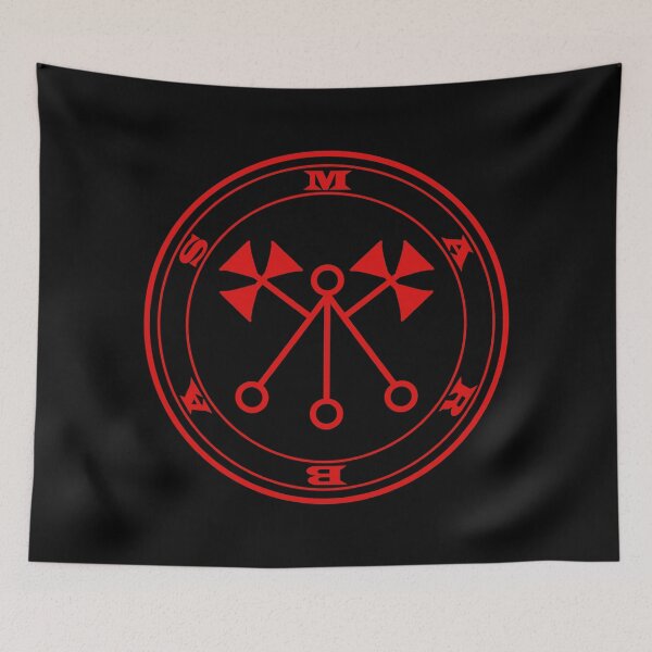 Item preview, Marbas demon President red Sigil occult Magick Seal designed and sold by InfernalDesignZ.