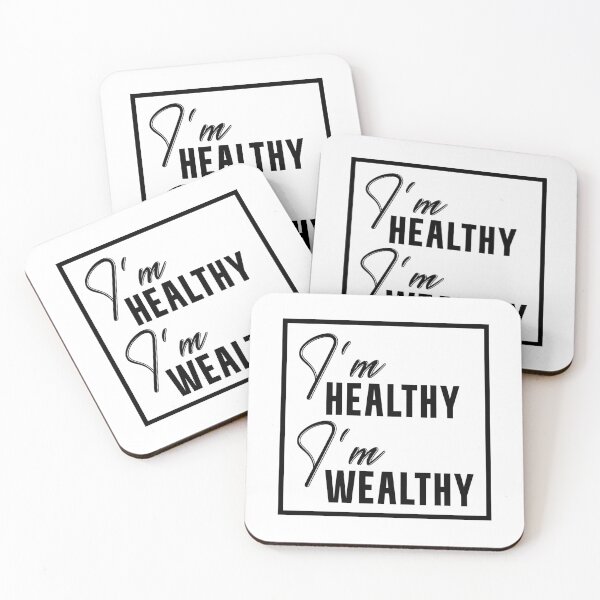 Item preview, I'm Healthy, I'm Wealthy designed and sold by Prescilla Apon.