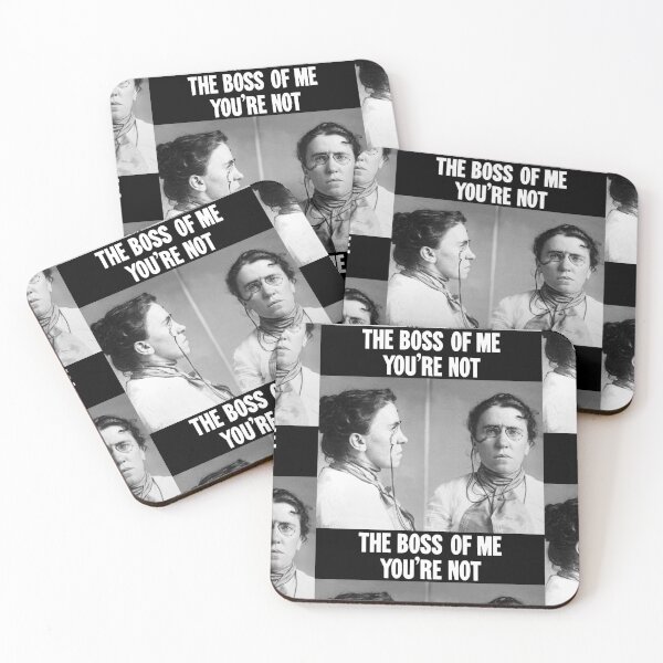 Item preview, Emma Goldman: You're Not the Boss of Me designed and sold by Good-Looking Corpse.