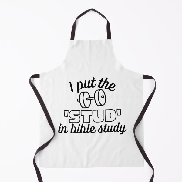 Item preview, I Put The Stud in Bible Study Weight Black Design designed and sold by SweetAndSpice.