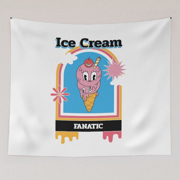 Item preview, Ice Cream Fanatic Cute Ice Cream Cone Gelato Sundae I Love Ice Cream Scoop Soft Serve designed and sold by KLINESTORE.