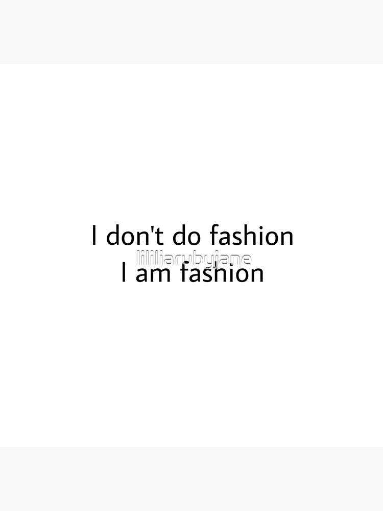 Chanel I Am Fashion Affiche, Mode