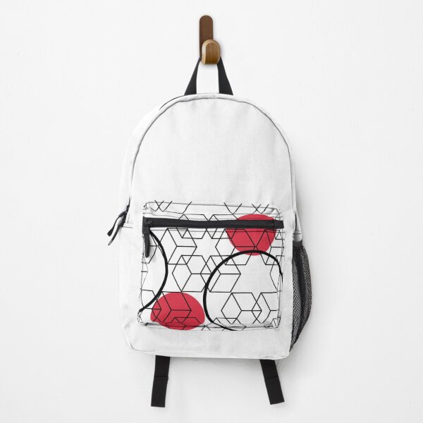 Item preview, Red geometric pattern designed and sold by zzille.