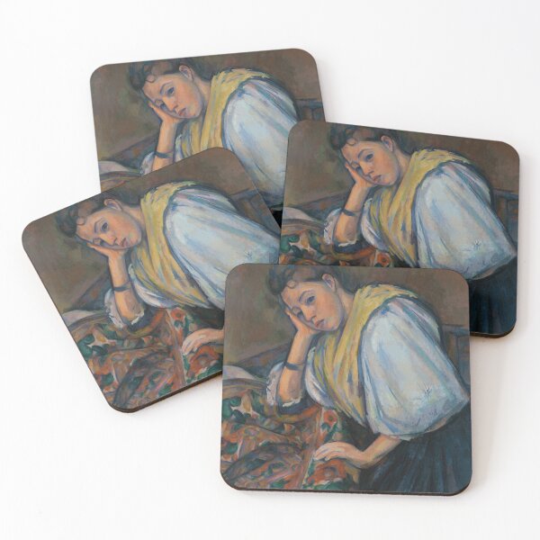 Item preview, Paul Cézanne woman at table designed and sold by Bimsbums.