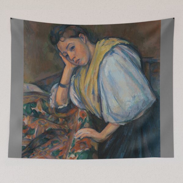 Item preview, Paul Cézanne woman at table designed and sold by Bimsbums.