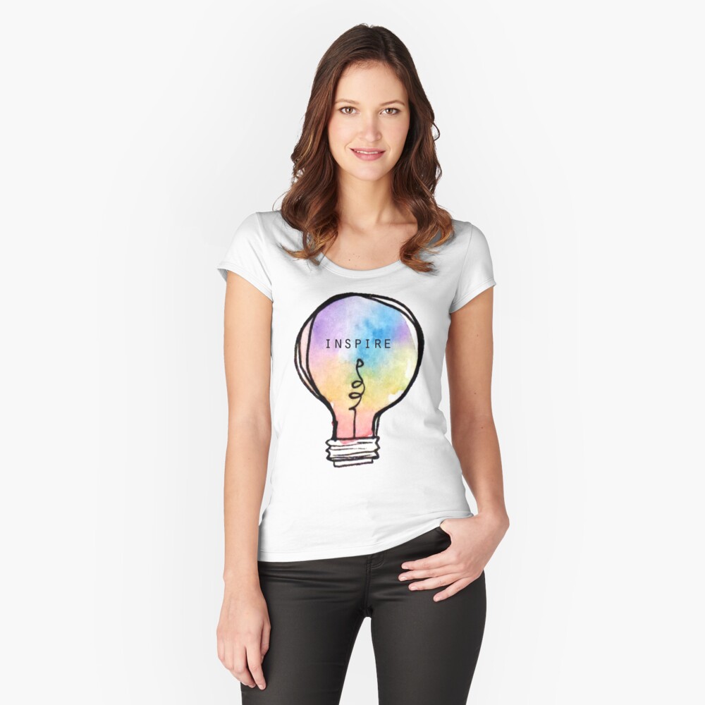 Item preview, Fitted Scoop T-Shirt designed and sold by erinaugusta.