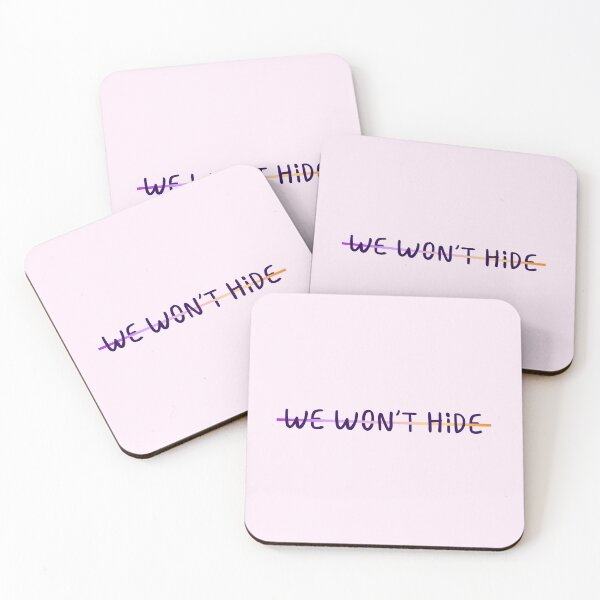 Item preview, "We Won't Hide" trixic Pride  designed and sold by ForTheFrogWar.