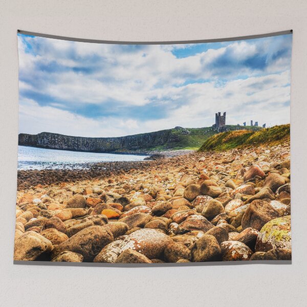 Item preview, Dunstanburgh Castle Northumberland Rocky Coastline designed and sold by Paul Thompson Photography.