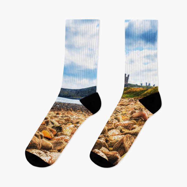 Item preview, Dunstanburgh Castle Northumberland Rocky Coastline designed and sold by Paul Thompson Photography.