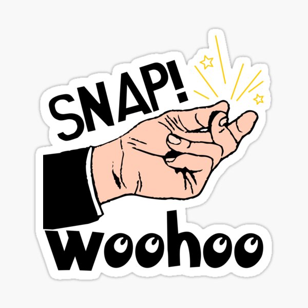 Finger Snap Stickers Redbubble