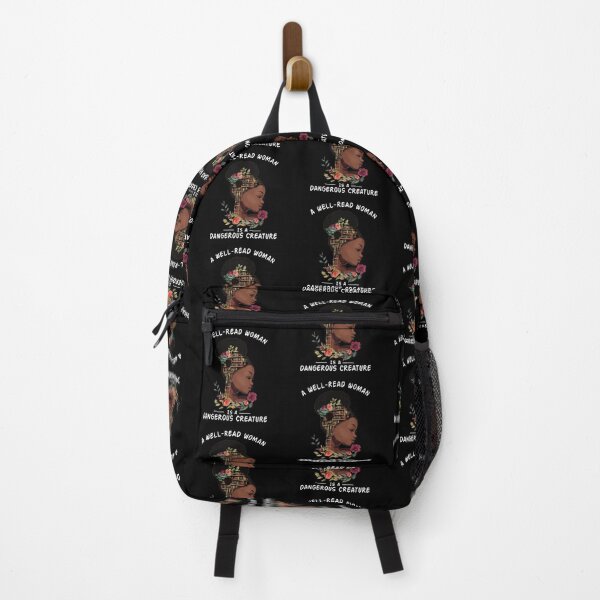 Vista previa del artículo con la obra «La mujer negra bien leída es una criatura peligrosa», diseñado y vendido por TekknoOutfits.