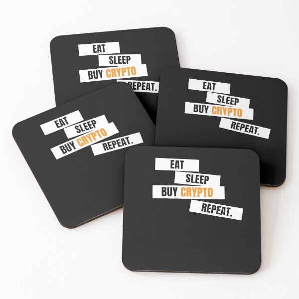 Item preview, Eat sleep buy crypto reapeat designed and sold by malo Barbier.