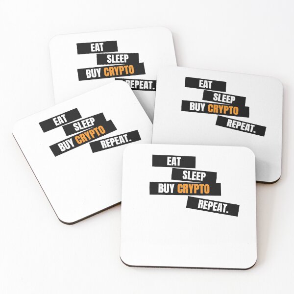 Item preview, Eat sleep buy crypto reapeat designed and sold by malo Barbier.
