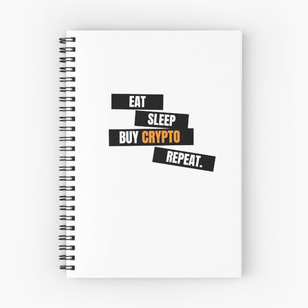 Item preview, Eat sleep buy crypto reapeat designed and sold by malo Barbier.