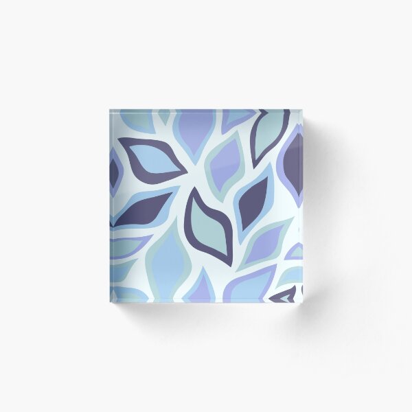 Blue Fall Acrylic Block