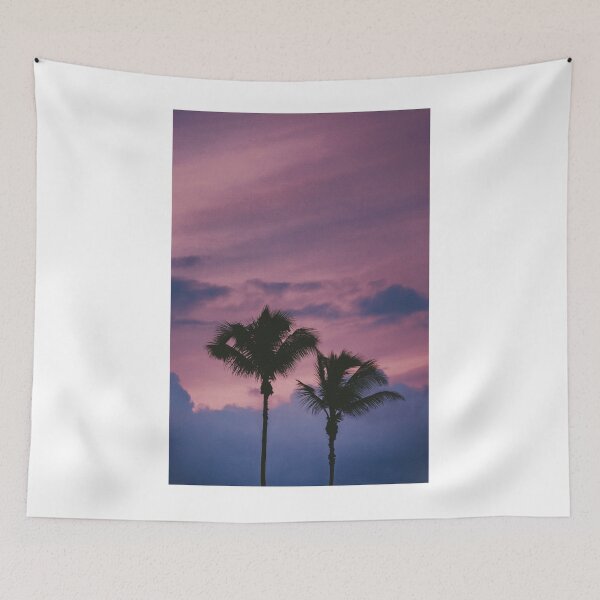 Item preview, Pink Cotton Candy Sky Palm Tree Sunset designed and sold by newburyboutique.