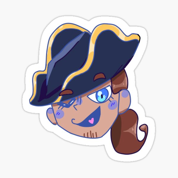 "One Piece Dnd William Design" Sticker by EternallyWeird Redbubble