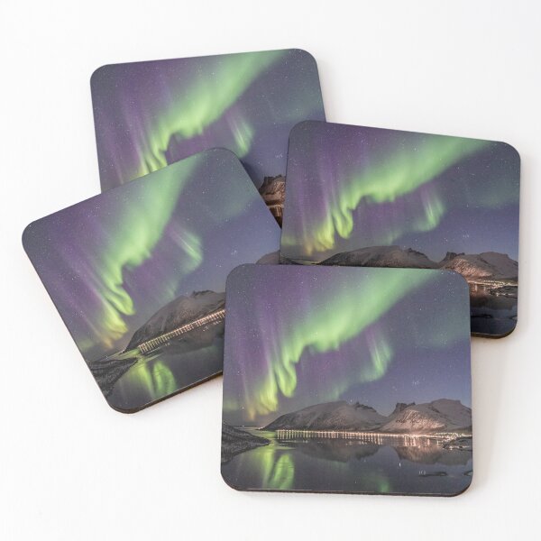 Item preview, green and purple northern lights mixed with the sea and the stars designed and sold by ImRotem.
