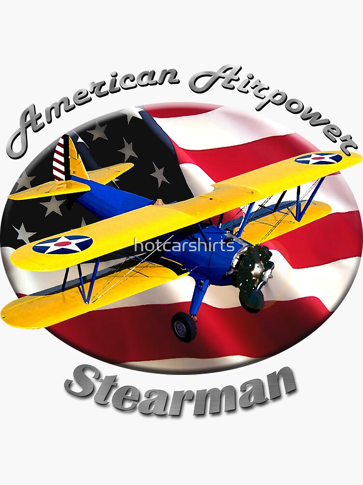 Stearman Biplane American Airpower by hotcarshirts