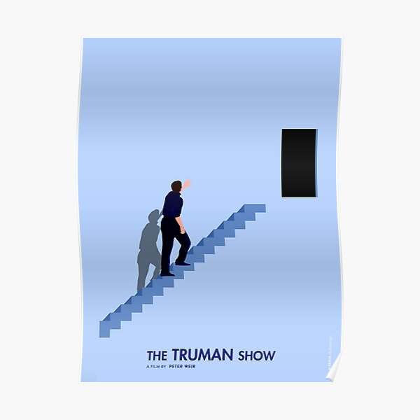 L'affiche minimaliste du Truman Show Poster