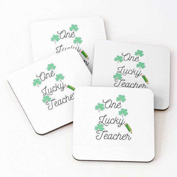 Item preview, One Lucky teacher, funny teacher gift designed and sold by Miaberzo.