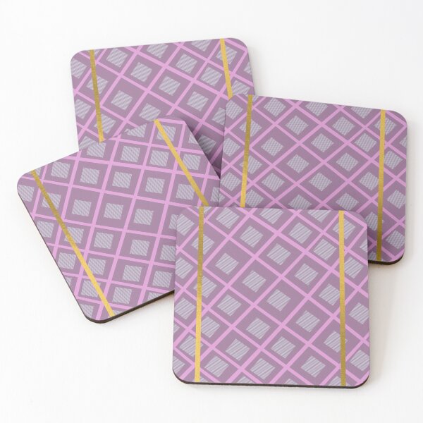 Item preview, gold accent Purple chequer/checker pattern designed and sold by g v.