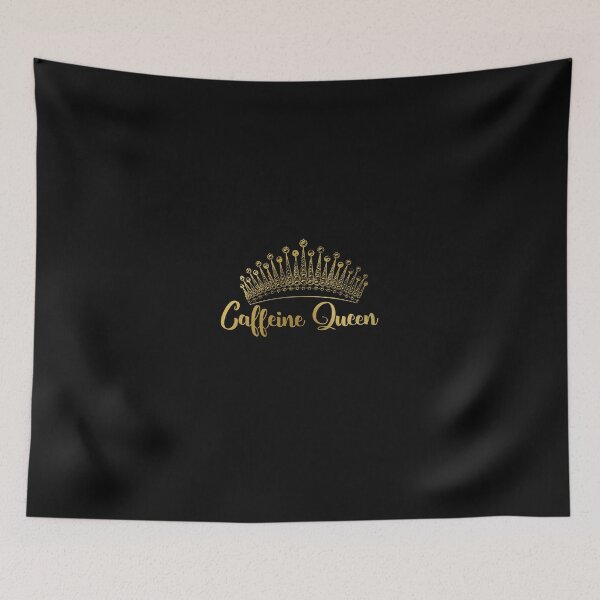 Item preview, Caffeine queen gold designed and sold by Shirtgame.