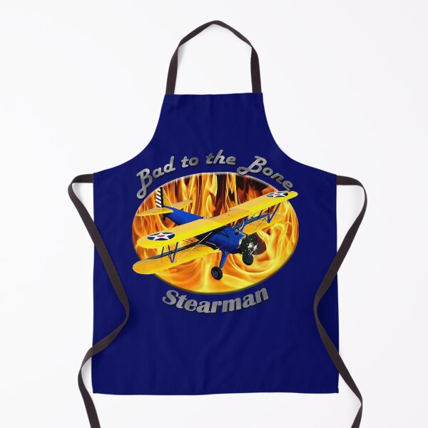 Item preview, Stearman Biplane Bad To The Bone designed and sold by hotcarshirts.