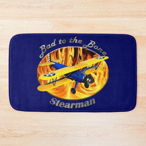 Item preview, Stearman Biplane Bad To The Bone designed and sold by hotcarshirts.