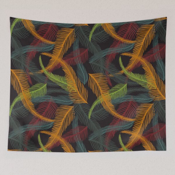 Item preview, Palm leaves in black designed and sold by Lili S.