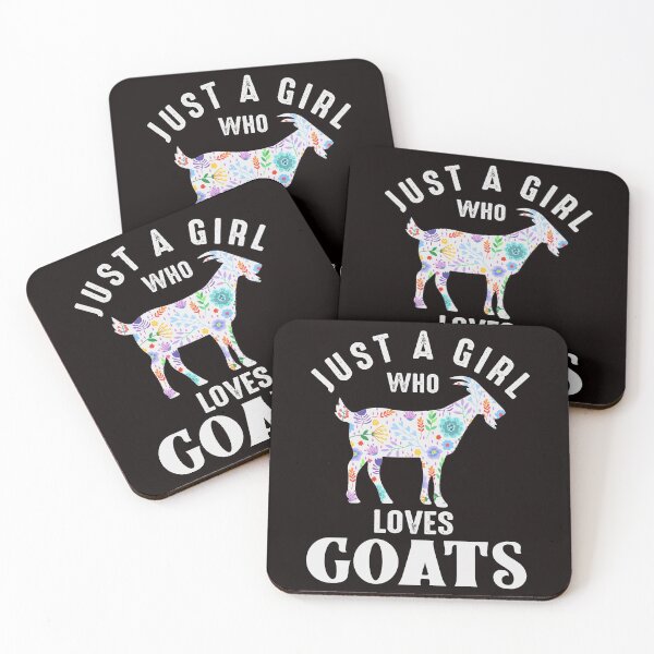 Item preview, JUST A GIRL WHO LOVES GOATS designed and sold by teemaker24.