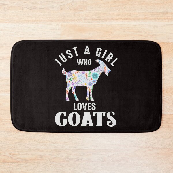 Item preview, JUST A GIRL WHO LOVES GOATS designed and sold by teemaker24.