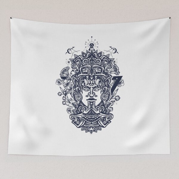 Item preview, Aztec Mayan Empire Ancient Mexican Culture Civilization Art designed and sold by TopTeeShop.